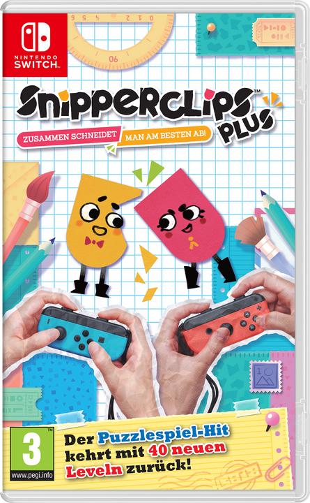 Nintendo Snipperclips Plus - Zusammen schneidet man am besten ab! (Switch, DE)