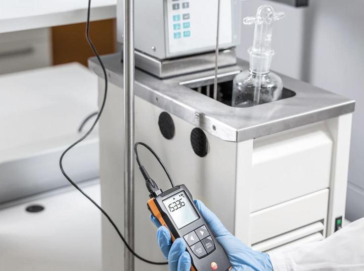 Actual product image Testo 110 Temperature measuring instrument -200 - +800 °C Sensor type NTC, Pt100 (Temperature measuring device)