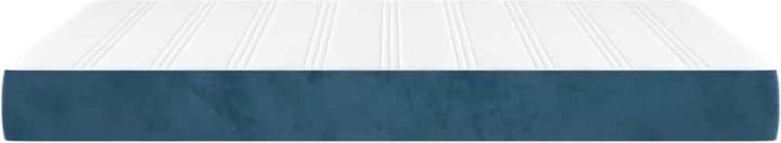 Immagine prodotto vidaXL Taschenfederkernmatratze Dunkelblau Samt (140 x 220 cm, Nucleo della molla)