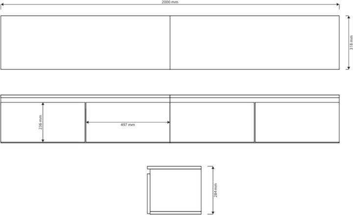 Produktbild Selsey Bemmi (200 x 31.80 x 28.40 cm)