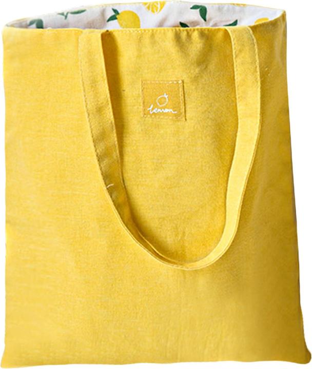 Produktbild Only-Bags.Store Doppelseitige recycelte Tasche, Baumwolltasche Schulter Leinwand Umhängetasche