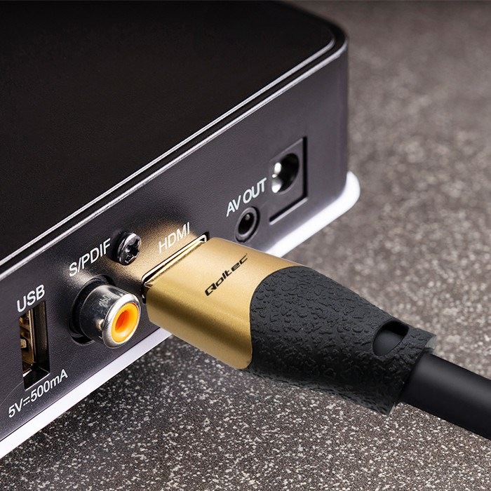 Produktbild Qoltec Kabel HDMI M/M v2.1 Ultra high speed 8K (2m) (2 m, HDMI)