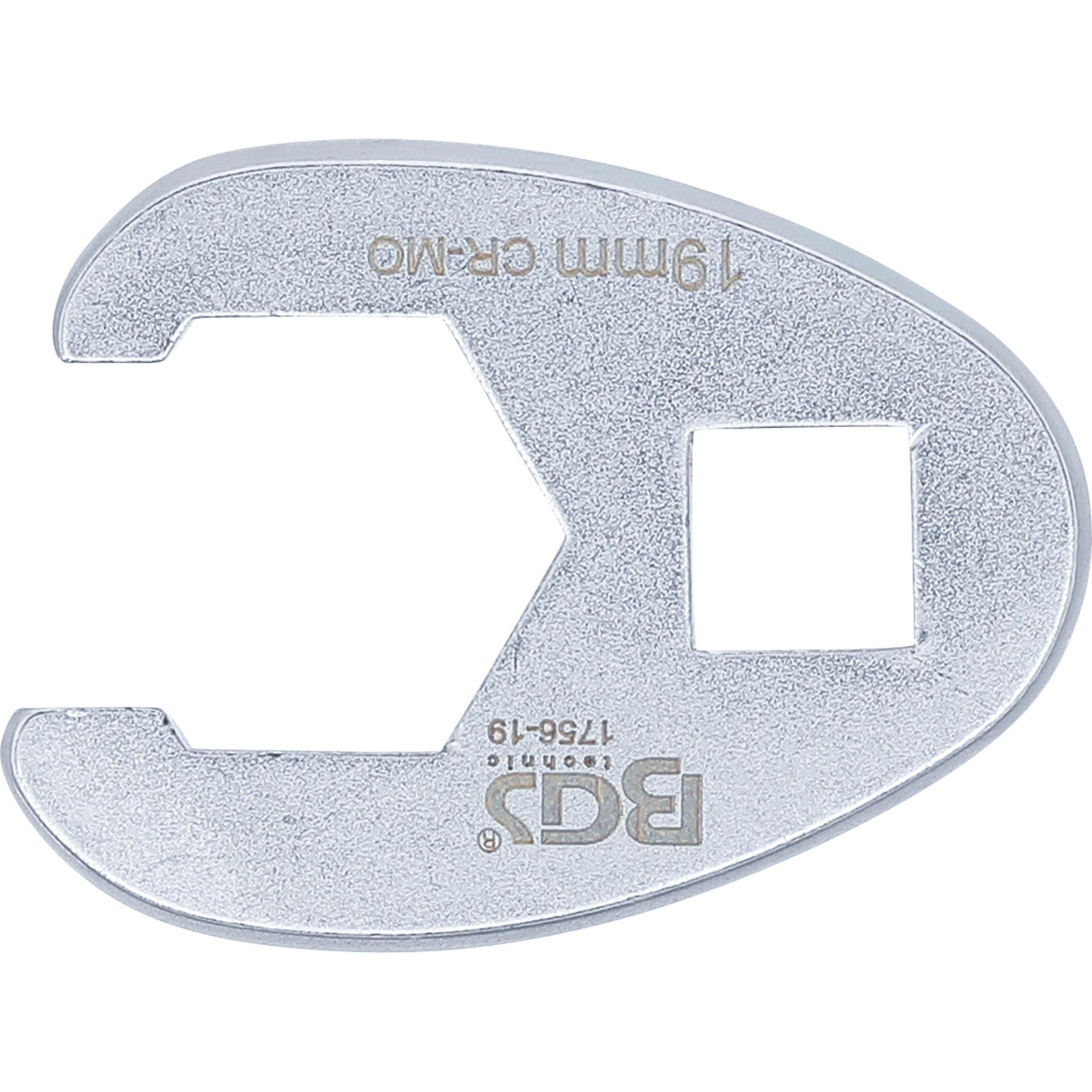 Thumbnail - BGS, Steckschlüssel + Stecknuss, Hahnenfussschlüssel Antrieb Innenvierkant 10 mm (3/8") SW 19 mm (19 mm)
