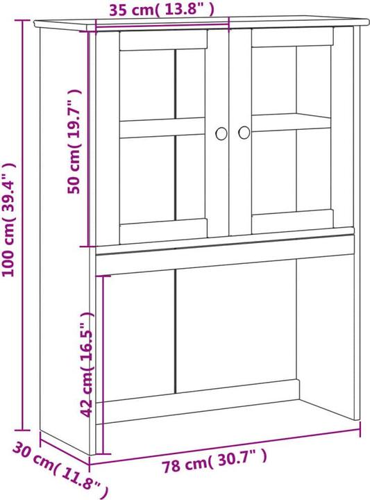 Produktbild vidaXL Sierra (78 x 100 cm)