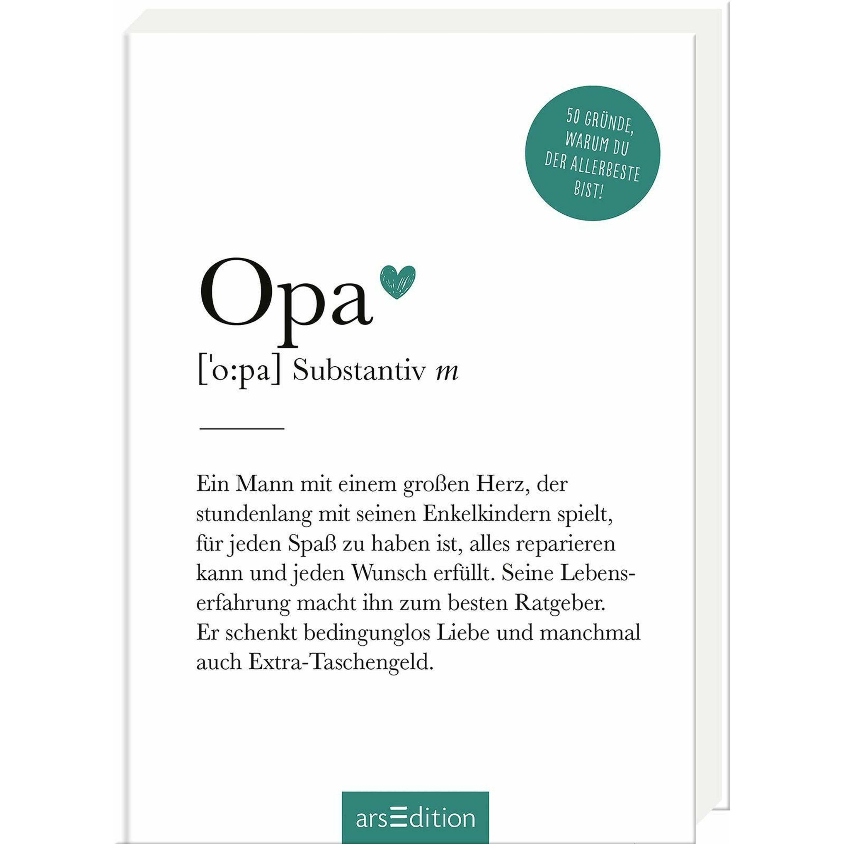 Opa (Substantiv, m), Belletristik