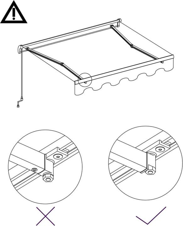Produktbild vidaXL Markise (3 m)