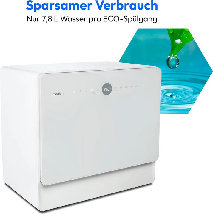 Image du produit Medion Lave-vaisselle de table MD 37775 Blanc