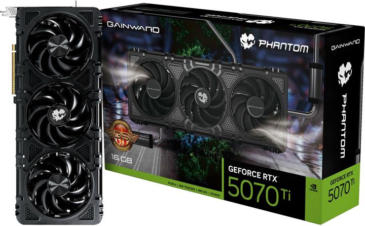 Image du produit Gainward RTX5070Ti Phantom GS 16GB GDDR7 HDMI 3xDP (16 Go)