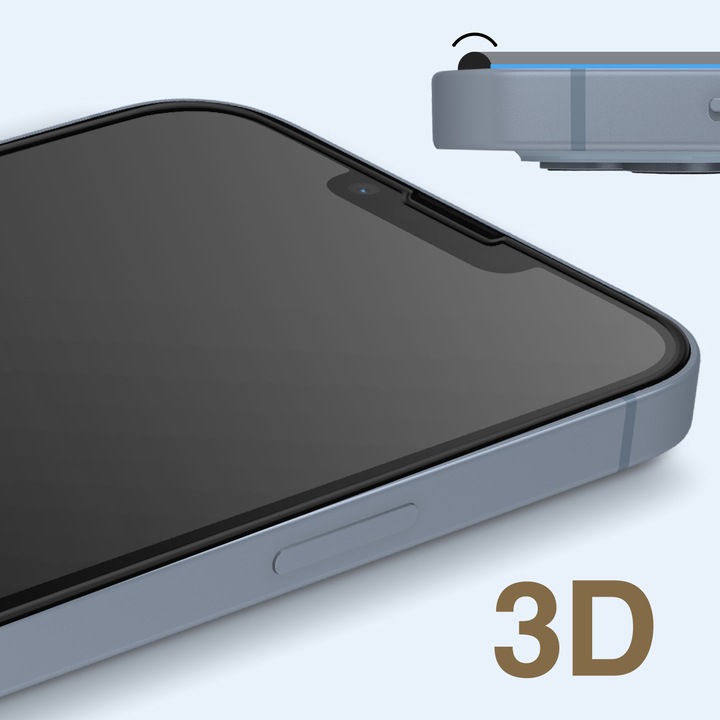 Actual product image Bigben Connected Glass screen protector (1 Piece, Apple iPhone 13 Pro Max, Apple iPhone 14 Plus)