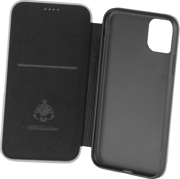 Actual product image Peter Jäckel COMMANDER SmartCase NOBLESSE for Apple iPhone 15 Pro Black (Apple iPhone 15 Pro)