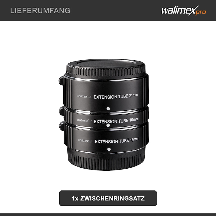 Produktbild Walimex Automatik-Zwischenringsatz