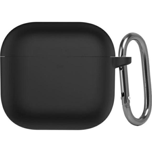 Beline AirPods Silicone Cover Air Pods 4black/black (Manicotto per cuffie), Borsa per cuffie + Copertura protettiva, Nero