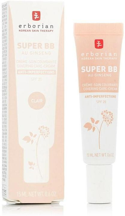 Actual product image Erborian Super BB Clair (White, 15 ml)