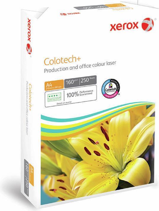 Image du produit Xerox Papier laser Colotech+ DIN A4 160 g/qm 250 feuilles (A4, 250 feuilles, 160 g/m²)