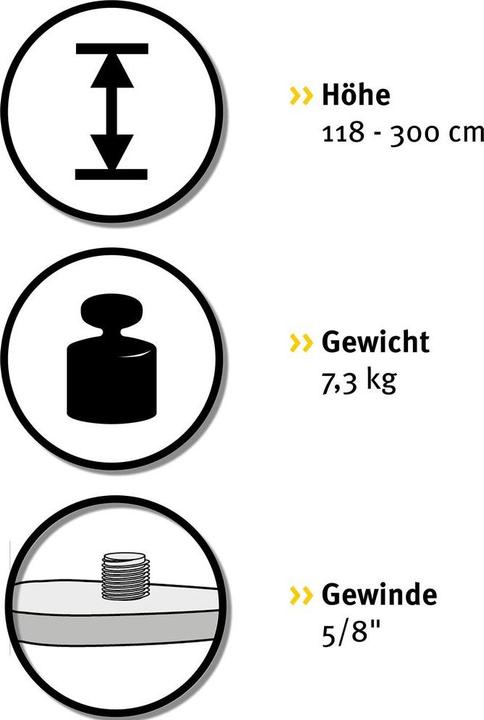 Produktbild Stabila Kurbelsäulen-Baustativ BST-K