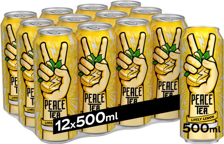 Actual product image Peace Tea Lively Lemon (12 x 50 cl)