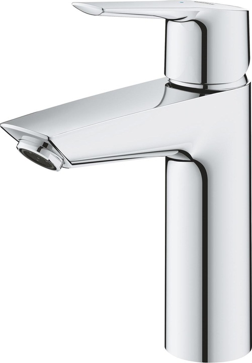 Actual product image Grohe Start QuickFix lavabo faucet, middle position cold, push-open drain, M-Size, chrome