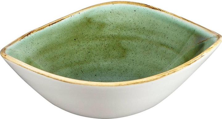 Produktbild Churchill Stonecast Samphire Grün Triangle Teller tief 18.5cm, 37cl (1 x, 18.50 cm)