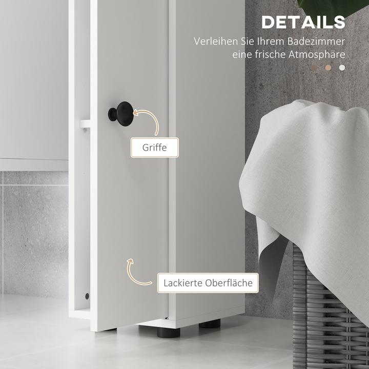 Actual product image Kleankin Bathroom cabinet (20 x 20 x 180 cm, 20 x 20 x 180 cm)