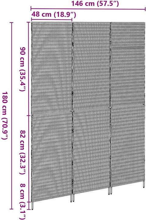 Image du produit vidaXL Raumteiler