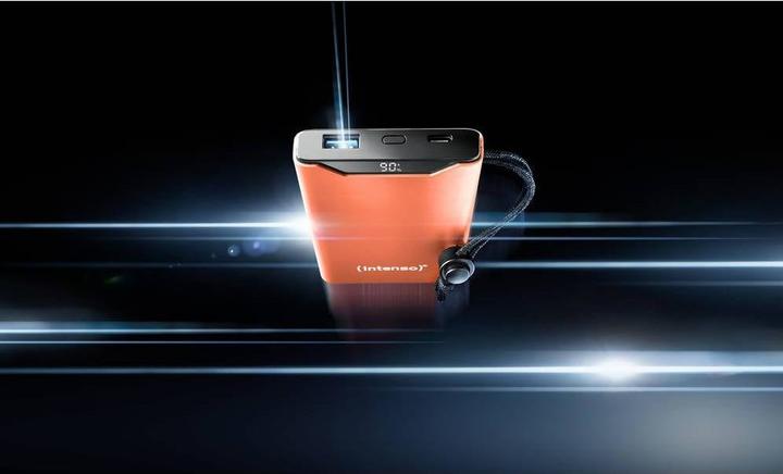 Image du produit Intenso Powerbank F10000 Orange (orange, 10 000 mAh, PD 3.0, Quick Charge 3.0) (10000 mAh, 20 W, 20 Wh)