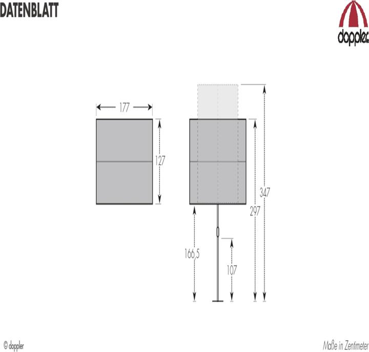 Actual product image Doppler Active balcony screen (1.30 m)
