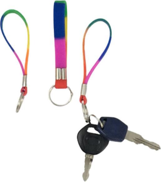 Actual product image Proud - Lgbt-Flags-Silicone-Key-Hooker