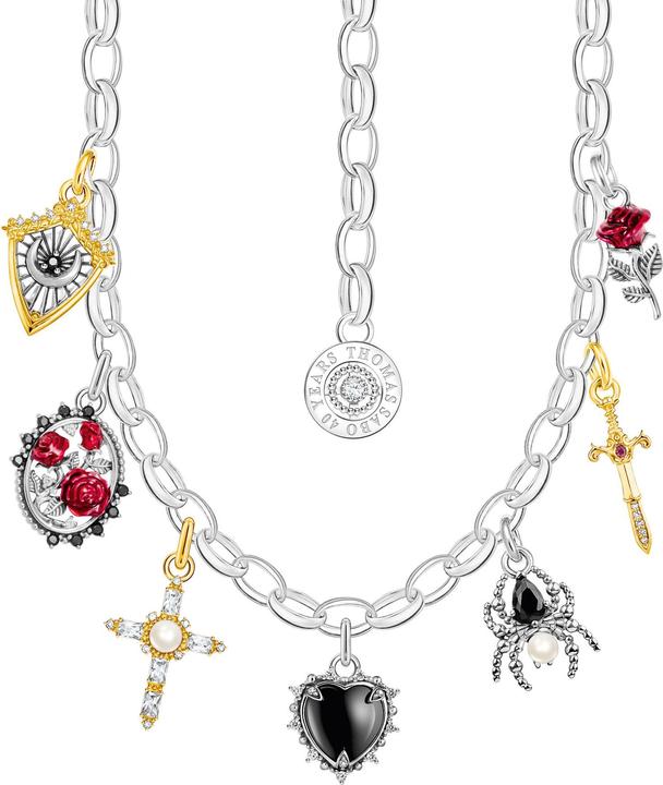 Immagine prodotto Thomas Sabo Collana con ciondoli True Romance (Argento 925, Smalto, 45 cm)