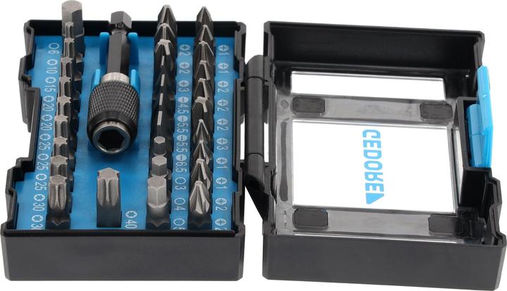 Actual product image Gedore 666-032-A Bit Box Allround 32 pieces (Bit holder)