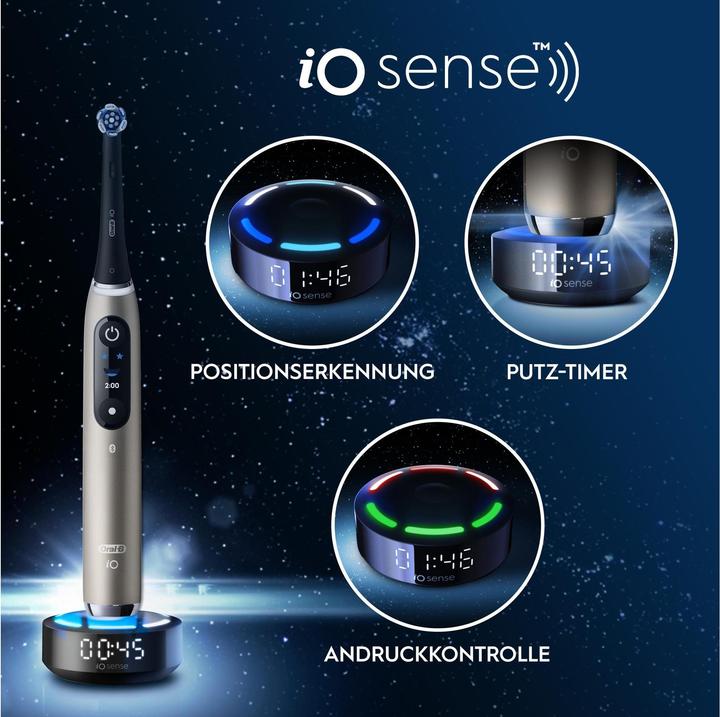 Actual product image Oral-B iO Series 10 Lunar Gold Special Edition Elektrische Zahnbürste (Oscillating toothbrush)