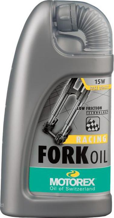 Actual product image Motorex Racing Fork 15W Low Friction suspension fork oil 1000 ml (1000 ml, Fork/damper oil)