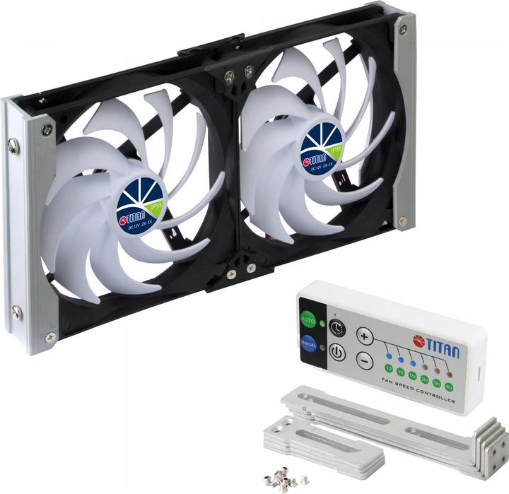 Actual product image Titan TTC-SC20(A)+ 92x25mm, IP55, double refrigerator fan