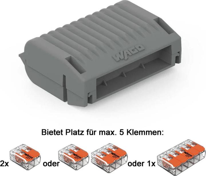 Actual product image Wago Gel box for connection terminals wire leads