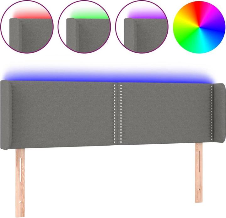 Produktbild vidaXL LED Kopfteil (147 x 16 x 88 cm)