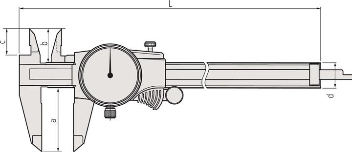Actual product image Mitutoyo Caliper gauge (15 cm)