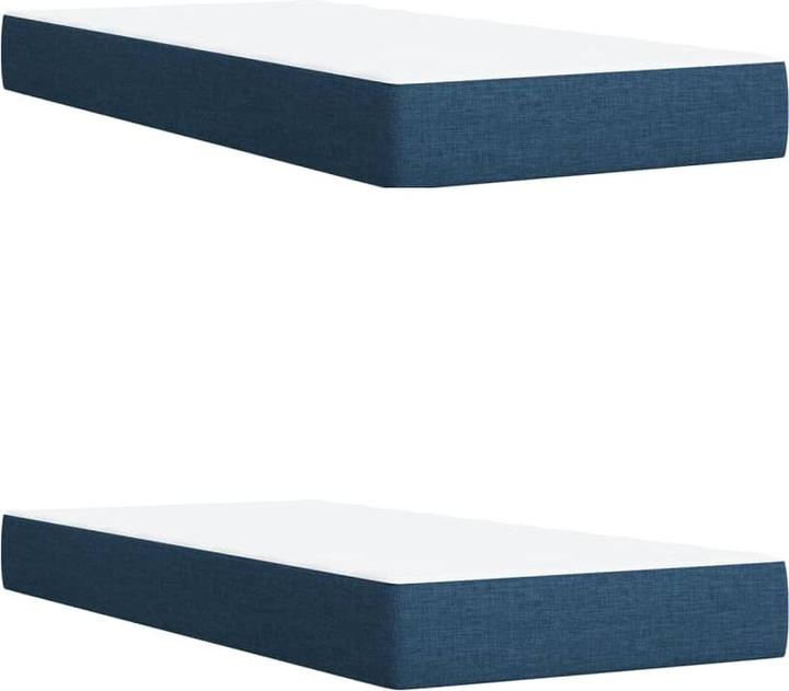 Produktbild vidaXL Bo x springbett mit Matratze 200 x 200 cm Stoff (200 x 200 cm)