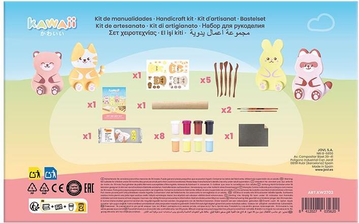 Actual product image Jovi DIY Bastelset Air Dry Kawaii