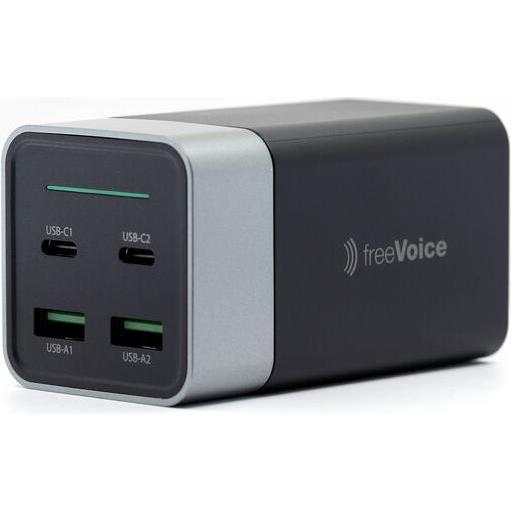 Thumbnail - FreeVoice Multipower Schnellladegerät 120W (2x USB-A, 2x USB-C) (120 W), USB Ladegerät