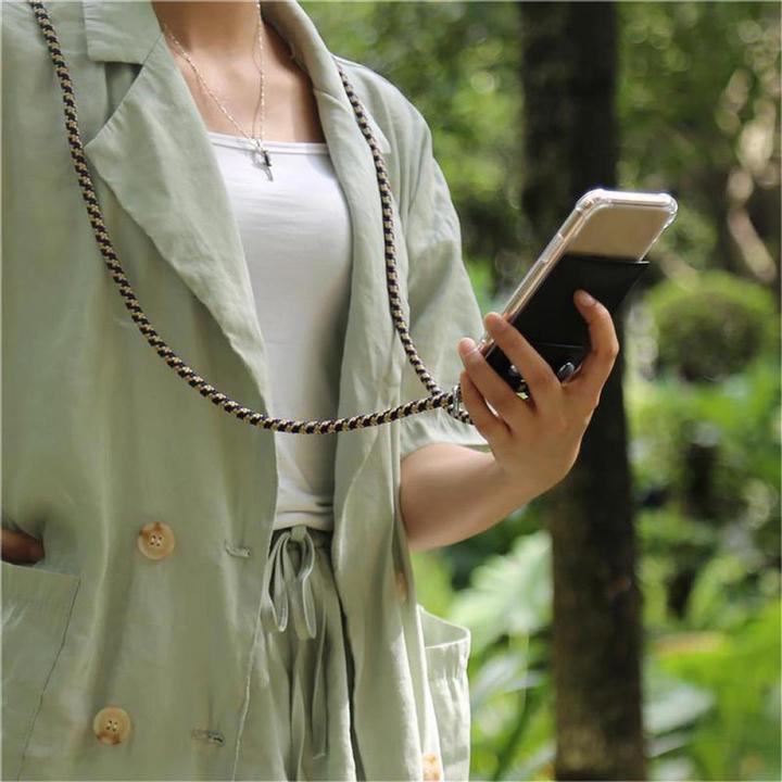 Produktbild Cadorabo TPU Handy Kette SILBER Cover