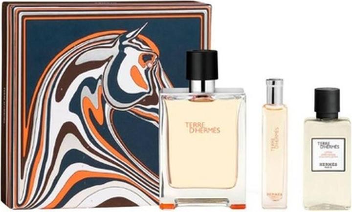 Hermès Herms Terre D'Herms Parfum 100 ml + Parfum 15 ml + AS 40 ml (Herren) (Eau de Toilette, 100 ml)