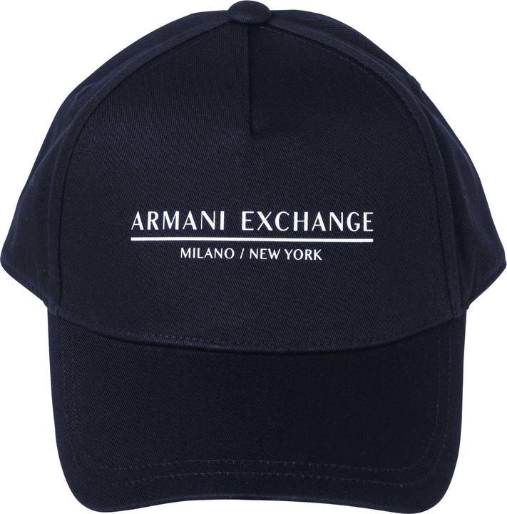 Actual product image Armani Exchange Man Woven Baseball Hat (One size)