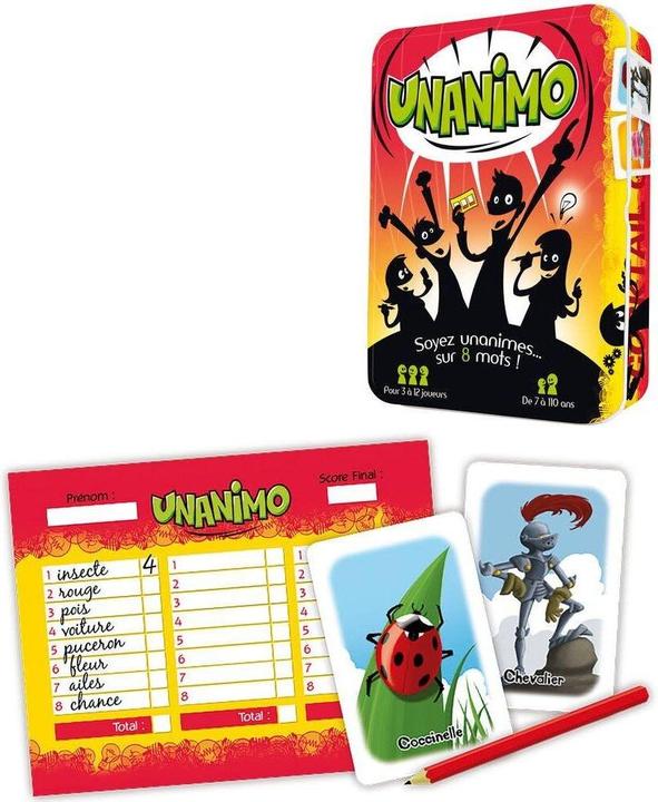 Produktbild Cocktail games UNANIMO (FR) (Französisch, 3 - 12 Spieler)
