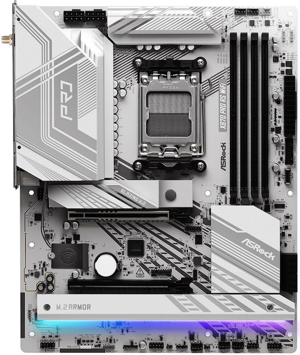 Actual product image AsRock X870 Pro RS WiFi AM5 (AM5, AMD X870, ATX)