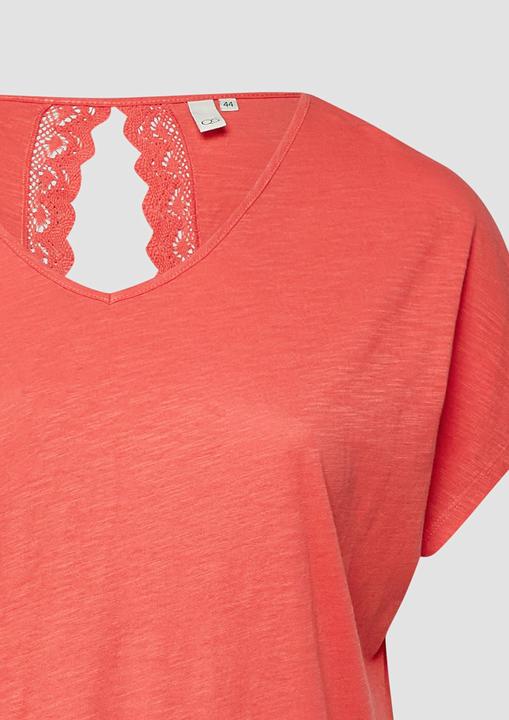 Produktbild s.Oliver Baumwollshirt mit Spitzeneinsatz (52)