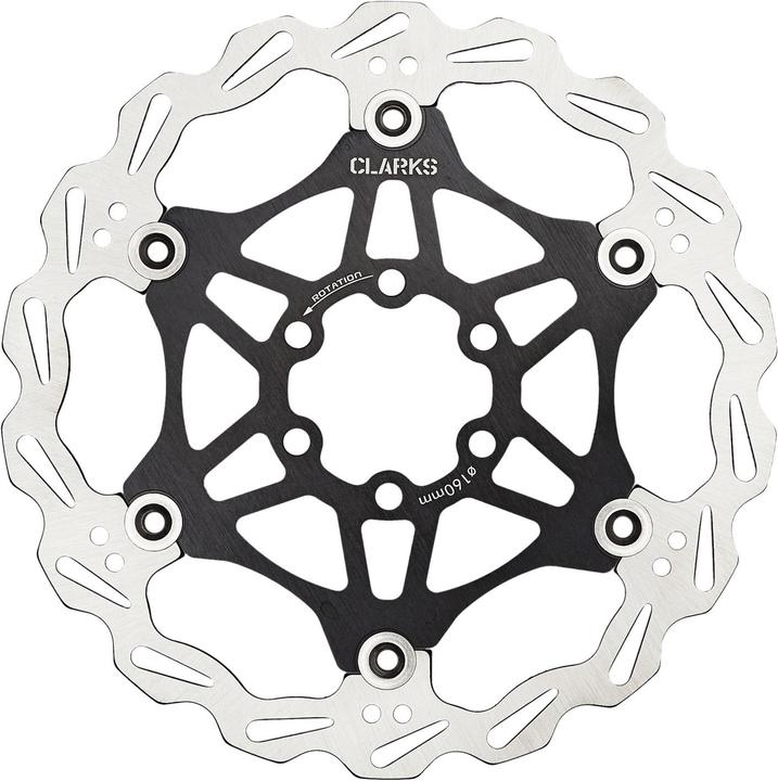 Actual product image Clarks Lightweight disc rotor 6-hole (203 mm)