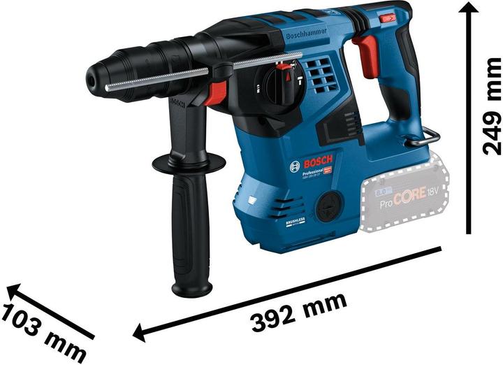 Actual product image Bosch Professional GBH 18V-28 CF (Rechargeable battery operated)