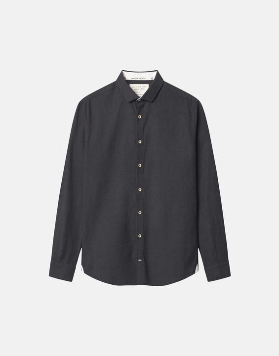 Produktbild Colours & Sons Langarmhemd Shirt-Linen Blend Kent (M)