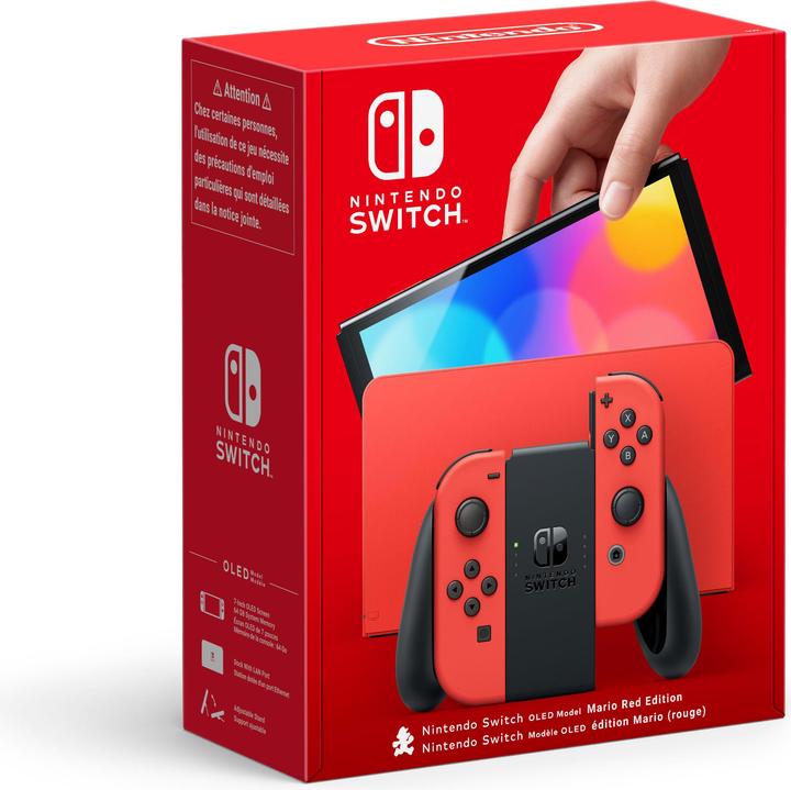 Actual product image Nintendo Switch (OLED-Modell) - Mario Red Edition