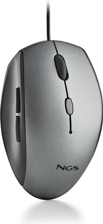 Image du produit NGS Souris Silencieuse Moth Gray (Filaire)