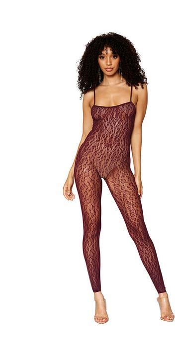 Image du produit Dreamgirl Catsuit Bodystocking et Shrug DiamondOne Size (Taille unique)
